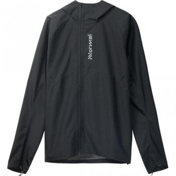 NNormal - Chaqueta de hombre de running NNormal Trail negra con capucha, talla XL