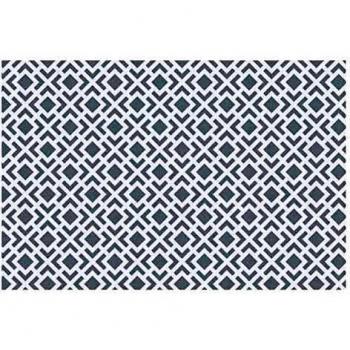 Atmosfera Home Alfombra Living Deco GEOM Gris. Alfombra DE Vinilo Que SE Puede Fregar. VAARIAS Medidas.