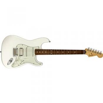 Fender Player Stratocaster HSS Electric Guitar - Polar White with Pau Ferro Fingerboard