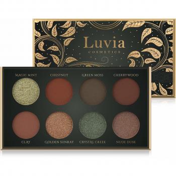Paleta de Sombras Luvia Hidden Forest - 1 pieza, tonos mate y brillantes, 5.92 GR
