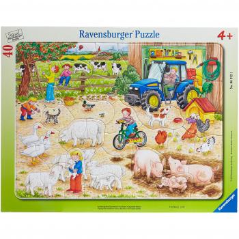 Puzzle Infantil Ravensburger - En la Granja, 40 Piezas, para Niños a Partir de 4 Años