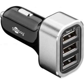 Sotel - Goobay del cargador del coche del adaptador de 12v -> 2xusb en formato mini str