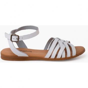 Sandalias abiertas de niña Pisamonas con tiras cruzadas y pulsera al tobillo