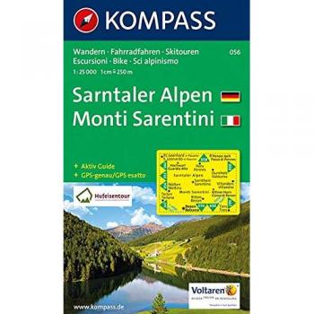 Mapa Excursionista y Topográfico Sarntal - Monti Sarentini 1:25.000 - Ideal para Senderismo, Ciclismo y Esquí de Montaña con Precisión GPS