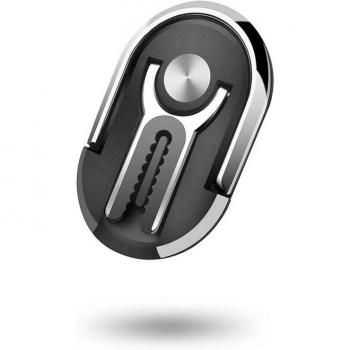 Soporte Anillo y Soporte Coche para Smartphone Amarillo