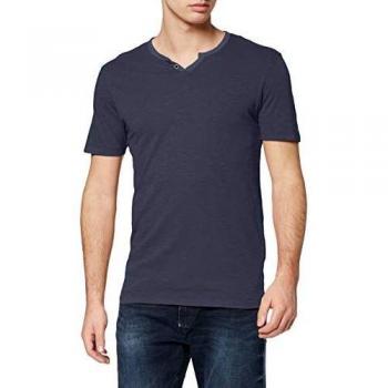 Jack & Jones Men's Slim Fit Split Neck T-Shirt