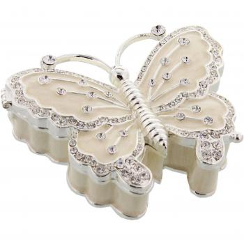 Widdop Bingham - Caja de cristal, diseño de mariposa regalo para ella