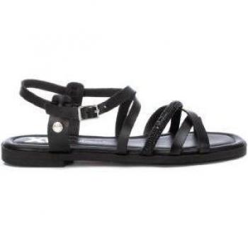 Sandalia de mujer Xti 142740 negro con hebilla