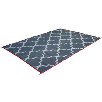 Bo-Camp Alfombra de exterior Chill Mat Casablanca Champán Grande 2,7x2 m Gris
