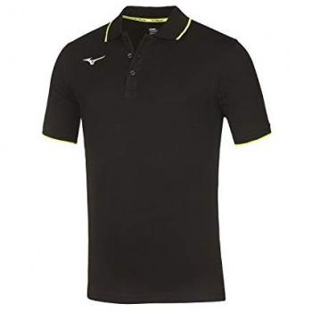 Mizuno Kids Unisex Short Sleeve Polo Shirt Black