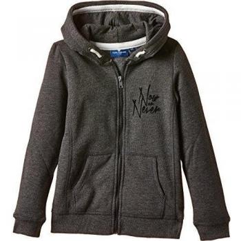TOM TAILOR Kids sweatjacket with hood/507 - Sudadera con capucha de videojuegos para niñas, color grau