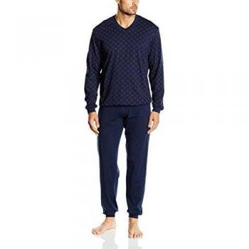 Seidensticker Seidensticker Anzug Lang-Pijama Hombre,    Azul