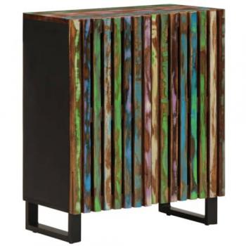 Aparador de madera maciza acacia 60x34x75 cm, armario de almacenaje, mueble aparador, mueble de almacenaje de cocina, bufé