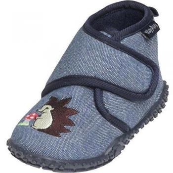 Playshoes Zapatillas Erizos, Pantuflas Unisex niños, Azul