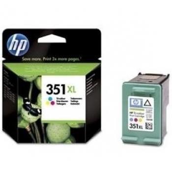 HP Cartucho Tricolor de inyección de Tinta HP 351XL 351 Inkjet Print Cartridges, 15 a 30° C, 0.05 kg