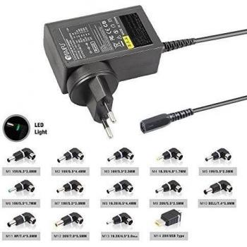 TAIFU65W portátiles y netbooks cargador delgado de voltaje automático selección universal / adaptador de CA / fuente de alimentación con el 13 puerto para Acer, Asus, HP, Compaq, Dell, IBM / Lenovo, Toshiba, Samsung, 15V 16V 18,5V 19V 19,5V 20V, para 