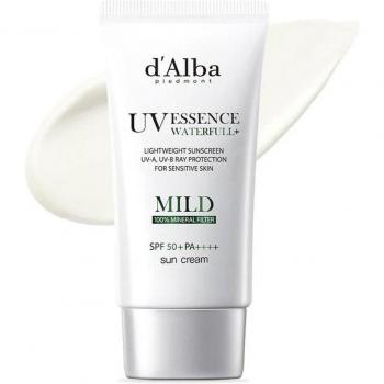 d'Alba Waterfull Mild Sun Cream SPF50+ (50ml) - Lightweight Moisturizing Sunscreen