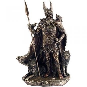 Figura de Resina Clásica Dios Odín - Signes Grimalt By SIGRIS, Colección Bronce, Decor And Go 16847
