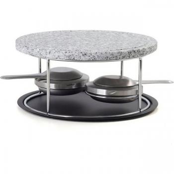 Plancha de Piedra para Asar Quid Naturalia Negra 23 x 13 cm (Pack de 2)