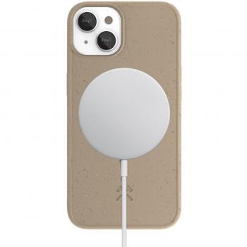 Woodcessories Bio Case MagSafe Funda para teléfono móvil 15,5 cm (6.1) Gris pardo