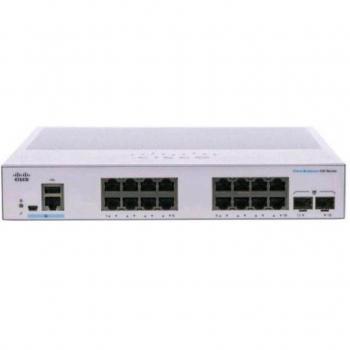 Switch CISCO CBS350-16T-E-2G-EU Plateado