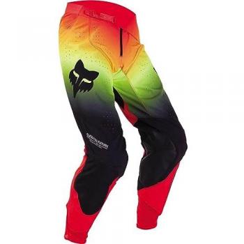 Pantalones de motocross FOX 360 Revise Rojo-Amarillo 32