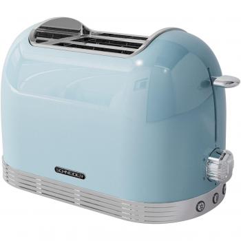 Schneider SCTO2 Tostador 2 rebanadas, 815 W, Azul