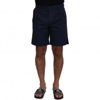 Dolce & Gabbana Blue Chinos Cotton Stretch Casual Shorts - IT54 | XL
