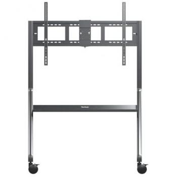 Soporte Ajustable para Monitor con Ruedas Viewsonic VB-STND-009 - Altura Regulable hasta 105 pulgadas, Capacidad Máxima 120kg