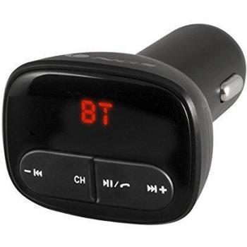 Transmisor FM Bluetooth NGS SPARKBT Negro para Coche - 206 Canales, USB 2A, Función Manos Libres
