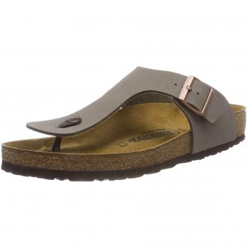 Sandalias Birkenstock Gizeh Birkibuc Ancho Estrecho Beige - Talla 40