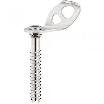 Petzl Laser Ice Screw 17 cm - High-Performance Silver Grey Climbing Tool
