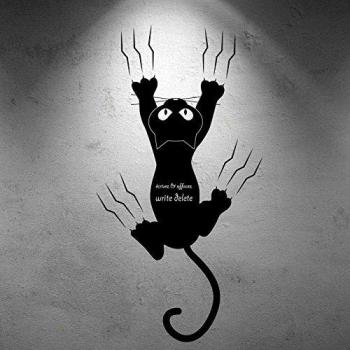 Asir Group LLC YSS-53 Pushy Decorativa de Pared, Negro
