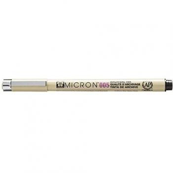 Rotulador Pigma Micron 005 Negro - Punta de precisión 0.2 mm
