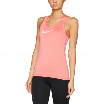 Nike Pro Cool – Camiseta, Verano, Mujer, Color Rosa, tamaño Extra-Large