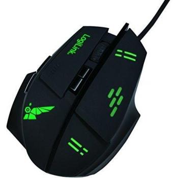 LogiLink ID0157 - Ratón (mano derecha, Óptico, USB, 3200 DPI, Negro)