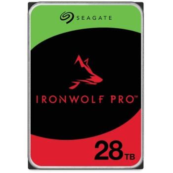 Disco Duro Interno Seagate IronWolf Pro 28TB SATA III 3.5 7200 RPM CMR con Caché de 512 MB
