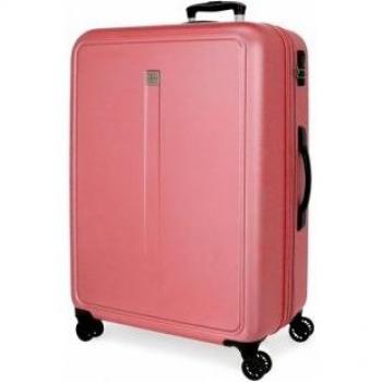 Maleta Mediana Roll Road Camboya Rígida 68cm Rosa