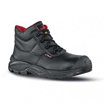 U-POWER Botas de seguridad Squirrel talla 47 piel negra S3 SRC ESD EN20345