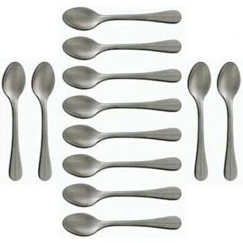 Arcos Cuchara para Café Monoblock de Una Pieza en Acero Inoxidable 18/10, Plata, 110 mm