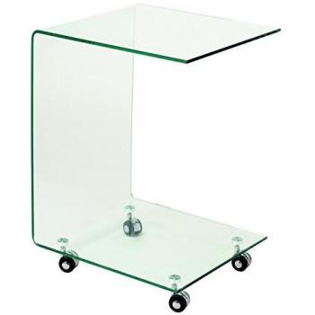 Belssia Mesita Auxiliar con Ruedas, 40x62x44 cm
