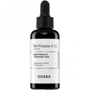 COSRX The Vitamin C 13 Serum - Brightening & Hydrating Facial Serum with Hyaluronic Acid for Even Skin Tone and Acne Marks, 20g