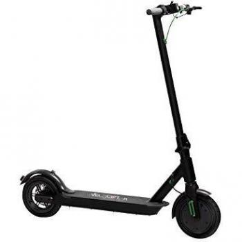 Patinete eléctrico VelocIPTOR ES 85 W – Scooter Plegable con Potente Motor de 350 W, Velocidad máxima de hasta 25 km/h, Marco de Aluminio, Ruedas sólidas de 8,5 Pulgadas, Freno de Disco