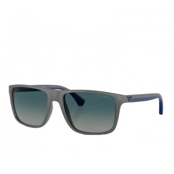 Emporio Armani EA4033 Polarized Men's Sunglasses Grey Size 56