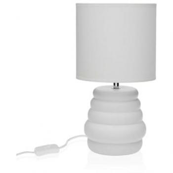 Lámpara de mesa Versa Blanco Cerámica 40 W 17 x 32,2 cm