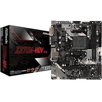 ASRock Placa Base AM4 X370M-HDV R4-0