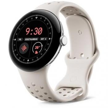 Google Pixel Watch 3 - Smartwatch 45mm 4G LTE, Bluetooth, WLAN, Banda de Porcelana