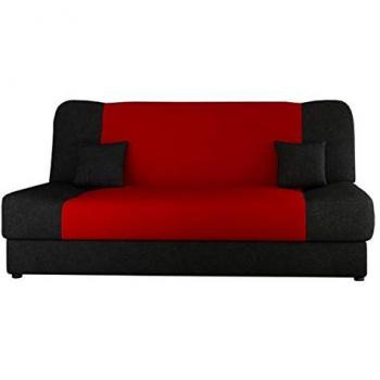 Sofá-cama Esquinero Comfivo 124 con Canapé y Reposabrazos Regulables, Microfibra Alova 04, 195 x 86 x 87 cm