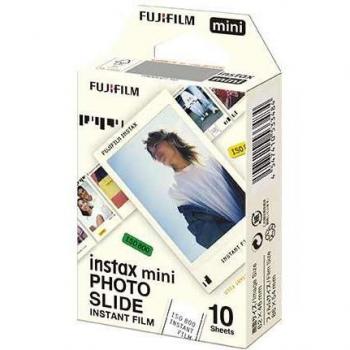 Película fotográfica - Fujifilm Instax Mini Photo Slide, 10 hojas, 54 x 86 mm