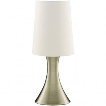 Lámpara de mesa Touch 3922, latón antiguo, diseño contemporáneo, 1 luz E14